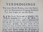Frederik Adolf Lampe / Jacobus Fruytier - Redenen waarom op een naam-rovend geschrift van eenen onverstandigen Rotterdamsen yveraar niet breedvoerig geantwoord word / Aanmerkingen tot verklaringe en bevestiginge van de oude, gesonde, beproefde en Goddelyke leere, van deware, gereformeerde Ch