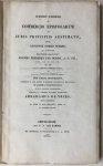 Vries, Abrahamus de, uit Amsterdam - Specimen jruidicum de commercio epistolarum ex juris principiis aestimato [...] Amsterdam P.N. van Kampen 1841