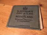 Sleeswijk - Sleeswijk's Zak-Atlas van Nederland voor Wandelaars, Wielrijders en Automobilisten Sleeswijk - Sleeswijk's Zak-Atlas van Nederland voor Wandelaars, Wielrijders en Automobilisten