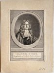 Houbraken, Jacob. - Original print, ca 1796 I Portret van Joannes Hudde (1628-1704), Amsterdams regent, door Jacob Houbraken naar Hendrik Pothoven.