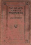 Ronkel, Ph. S. van - Maleisch woordenboek Maleiscj-Nederlandsch Nederlandsch-Maleisch