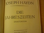 Haydn; Franz Joseph (1732-1809) - Die Jahreszeiten; Oratorium; Soli, Chor und Orchester; Klavierauszug von Julius Stern