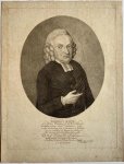 Govert Kitsen (1766-ca. 1810) - Antique portrait print I Portrait of preacher Wesselus Knock, published 1793, 1 p.