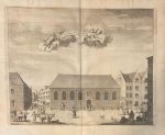 Gerrit van Giessen (1692/3-ca. 1750) - [Antique print, etching, The Hague] St Nicolaas-Gasthuys, published ca. 1735.