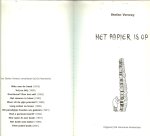 Verwey, Stefan Grafische vormgeving  Anne Lammers te Amsterdam - Het papier is op