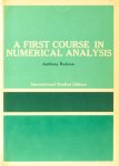 RALSTON, A. - A first course in numerical analysis. International student edition.