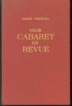 Martie Verdenius - Voor cabaret en revue : een verzameling schetsen, proscenium-scênes, monologen en voordrachten voor het samenstellen van kleinkunstprogramma&#039;s