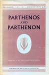 Hooker, G.T.W. (editor) - Parthenos and Parthenon: Greece & Rome - Supplement to vol. X