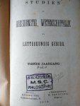 Vondel - Allard - Anker - Gestel - Willems -Wilde - Braaker - Heynen - Schijndel - Becker enz. enz - Studien: Verzamelde werken van beroemde en bekende schrijvers op het gebied van Godsdienstig, wetenschappelijk en letterkundig gebied. (9 delen)