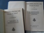 J. Cauberghe. - Nederlandsche Taalschat. Deel I: Spreuken en spreekwoorden. Deel II: Spreekwijzen, uitdrukkingen en gezegden. Deel III: Synoniemen, antoniemen, homoniemen en paroniemen. Deel IV: Citaten en gevleugelde woorden.