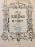 Clementi - Bladmuziek; Celbres Sonates 1-7 en 8-12