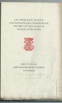 Werumeus Buning, J.W.F. - Afscheid (epiloog in memoriam), Triomf van den dood en andere gedichten