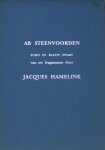 Hamelink, Jacques & Ab Steenvoorden (etsen). - Echo in blauw-zwart van zes fragmenten door Jacques Hamelink.