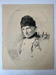 Jacobus Ludovicus Cornet (1815-1882) - [Antique print, etching] Portrait print of an old retired soldier in uniform, also named The old Koevoet Le Flamande, published 1852.