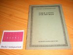 Schopenhauer, Arthur - Uber Lesen und Bucher [Schatullen-Drucke]