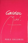 Perls Galleries New York - Alexander Calder; Joan Miro