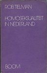 Tielman, Rob - HOMOSEKSUALITEIT IN NEDERLAND Studie van een emancipatiebeweging