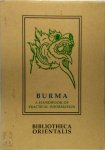 James George Scott 229346 - Burma A Handbook of Practical Information