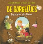 Jochem Myjer 112528 - De Gorgeltjes trakteren de dieren De Gorgeltjes voor de kleintjes