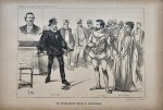 Braakensiek, Johan (1858-1940) - [Original lithograph/lithografie by Johan Braakensiek] De Hollandsche Opera te Amsterdam, 17 Maart 1889, 1 pp.