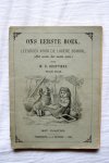 Oostveen, W.F. - Pas op School! eerste stukje 1893 en tweede stukje 1894, Ons eerste boek 1896