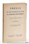 Hudal, Louis / Joseph Ziegler / Marcel Grandclaudon. - Précis d'introduction a l'ancien testament.