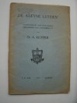 KUYPER, DR. A., - De Kleine Luyden. Openingsrede ter Deputaten Vergadering van 23 november 1917.