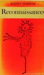 NEEDHAM, R. - Reconnaissances.