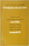 Cecil Aspinall-Oglander 281862, Roger Keyes 26115 - Getuigenis van een Brit Relaas van de verbindingsopdracht in mei 1940 van Roger Keyes, admiraal van de Britse vloot bij Leopold III