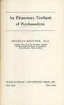 Brenner, Charles - An elementary textbook of psychoanalysis.