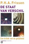 Frissen, PHA - De staat van verschil . Een kritiek van de gelijkheid