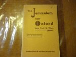 Wisse G - Van Jeruzalem naar Oxford