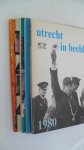 red. - Utrecht 5 boeken: Utrecht in beeld '70'71+ idem '73+ idem1980+ Utrecht '68+ Eeuwfeest in een nieuw feest 1876-1976