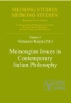 Raspa, Venanzio (Herausgeber): - Meinongian issues in contemporary Italian philosophy.