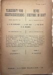 Blecourt Mr. A.S. de./Champeaux, Ernest. - [Legal magazine 1924, inheritance law] Overdruk uit Tijdschrift voor Rechtsgeschiedenis/Revue d'historie du droit 1924, aflevering 3: Les Parentèles en Bourgogne et dans l'ancienne France avant la loi de nivôse an II par Ernest Champeaux.