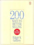 Geffroy, Edgar K. - 200 Ways to Better Selling