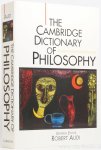 AUDI, R., (ED.) - The Cambridge dictionary of philosophy.