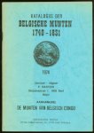 Martens, P. - Katalogus der Belgische munten 1740-1831 ; Aanhangsel De munten van Belgisch Congo, met prijsherziening , Munten van Belgisch Congo