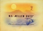 Koninklijke Rotterdamsche lloyd - Brochure m.s. Willem Ruys