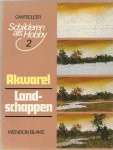 Wendon Blake 58353, Claude Croney 58354, J.F. Jansen - Akwarel [aquarel] - Landschappen - Schilderen als Hobby 2