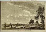 J. Bulthuis, K.F. Bendorp - Antieke prent Gelderland: Gezicht van 't Pandersche Gat (Pannerden).