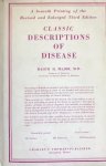  - Classic Descriptions of Disease