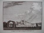 Oostvoorn. - Overblijfsel van het Hof en de Burgt van Oostvoorn, 1747. Oostvoorn. - Overblijfsel van het Hof en de Burgt van Oostvoorn, 1747.