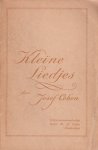 Cohen, Josef - Kleine liedjes