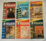  - Atelier Magazine voor Tekenaars en Schilders 1988 NR.12,13,14,15,16,17 COMPLETE JAARGANG