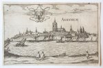 Lodovico Guicciardini (1521-1589) - [Antique print, engraving] Aernhem (Arnhem), published ca. 1617.