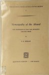E.M. Beekman - Homeopathy of the Absurd The grotesque in Paul Van Ostaijen's creative prose