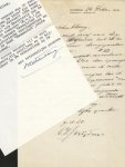 SNIJDERS, Generaal C.J. - Handgeschreven, gesigneerde brief aan W.H. Schukking, gedateerd '24 Febr. 1934'.