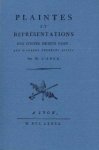 l'Ange, François Joseph. - Plaintes et représentations d'un citoyen décrété passif, aux citoyens décerétés actifs.