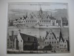 Middelburg.. - Het Schutters-hof van D'Edele Busse. - De Waagh. - Het Schutters-hof van D'Edele Voet-Boog.